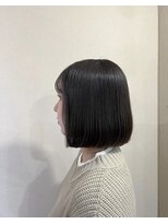 ヘアーアートミュージアム(Hair Art Museum)&nbsp;ミニボブ/マットグレージュ/透明感カラー　12/26