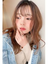 ヘアーズ ベリー 喜連瓜破店(hairs BERRY)&nbsp;BERRYハッシュカット似合わせカットレイヤーパーマアッシュ