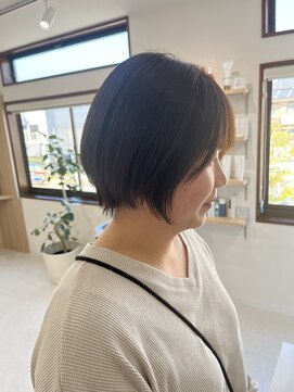 メロウ(mellow) ショートボブ×ベージュカラー