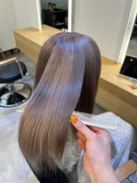 ジーナ 船橋(Zina)&nbsp;髪質改善＊ロングレイヤーグレーベージュ＊美髪【Zina船橋】