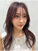 カジュアル可愛いはゆるっと内巻き×シースルー前髪