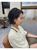 ウェットでもかわいいレイヤーカットとニュアンスパーマ　恵比寿