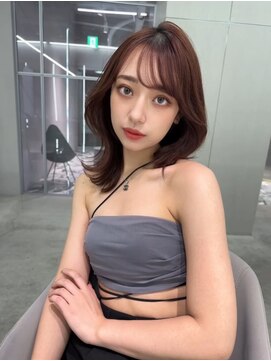 ジーナ 名駅(XENA.) 《xena/中島》ワンカールで作るミディアムレイヤーカット