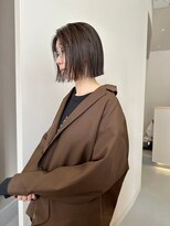 イノセントヘア(innocent.hair) 顎ラインボブ切りっぱなしボブ