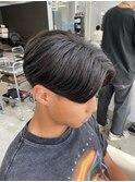 熊本メンズニュアンスパーマ センターパート