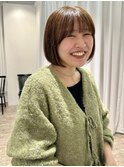 olive beige × bob