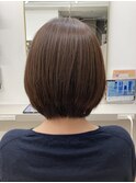 白髪ぼかし/ショート/ショートカット/ショートボブ/縮毛矯正