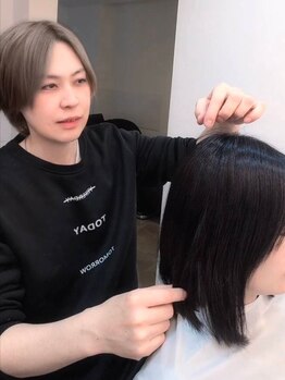 シャトン 中崎(chaton)の写真/【中崎町駅から徒歩３分】お客様のなりたいを叶えます◇マンツーマン対応だから気軽に相談できる◎
