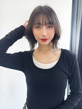 ロンド ジュルード 名古屋(Lond jeloud) ひし形シルエットで小顔見え◎ くびれボブで美バランスに