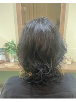 ラテ 上尾(Latte)&nbsp;ふわくしゃミディ×ポイントカラー