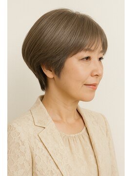 ブレンドバイハピネス(Blend by happiness) 大人可愛い20代30代40代50代ミセスショートボブ丸みショートボブ