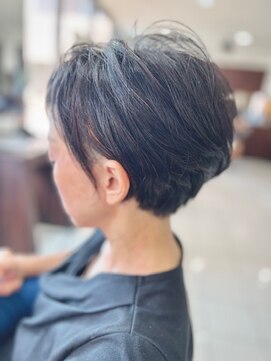 ヘアープレイス クリアライン 澄川店(hair place CLEAR LINE) 襟足はタイトに！丸いフォルムで可愛さアップ！
