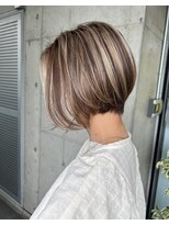 ガルボ ヘアー(garbo hair) バレイヤージュオシャレヘア艶髪