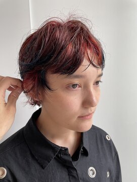 キーチェ 梅田中崎町(keych) デザインカラー/レイヤーボブ[中崎町/梅田駅］