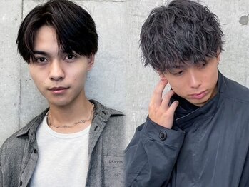 リオン 赤坂(RE:ON)の写真/【トレンドパーマもOK】赤坂駅徒歩5分♪メンズ特化サロンこだわりのニュアンスパーマが大好評♪