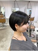 骨格補正の丸みショート×サイドバングで360°美シルエット♪