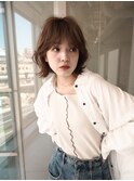 レイヤー・大人可愛いボブ・クロスパーマ