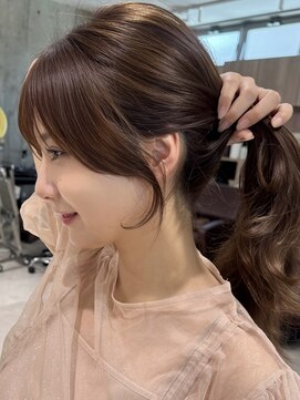 エジョン 三鷹店(Aejon) 三鷹レイヤーカット韓国ダブルカラー顔周り前髪カットボブ