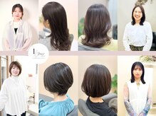 歴10年以上の女性スタイリストのみが在籍しています【髪質補整/髪質改善/白髪染め/ハイライト】