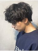 刈り上げセンターパート/波巻きツイストスパイラル/群馬高崎