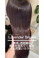 テラスヘア センダイ(TERRACE hair SENDAI)&nbsp;透明感抜群ラベンダーブラウン♪
