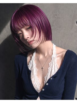 カライング(ing) 大人可愛い顔周りレイヤーボブウルフカットミディアム◎20代30代