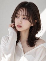 リリアーナ(LILIANA)&nbsp;池袋 シースルーバング オリーブグレージュ アッシュブラウン