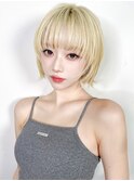 【La fith】ショートボブ×ハイトーン×ブリーチ