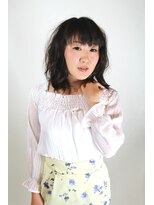 アビリティ ヘアー(ability hair)&nbsp;abilityhair 大人可愛い　ふんわりミディアムパーマスタイル