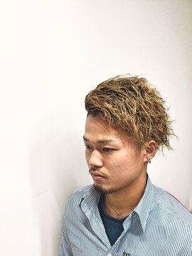 バーバーショップ テト キタヤマ(barber shop tete kitayama) ツイストピンパーマ★彡ツーブロック