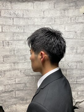 ヒロギンザ 神田店(HIRO GINZA) 刈り上げ×アップバング