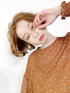 アイティー バイ アルバム 浦和店(IT by ALBUM) スイングボブ_ココアブラウンフリンジウェーブ_37464