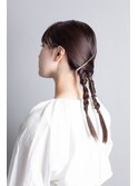 編みおろしアレンジ