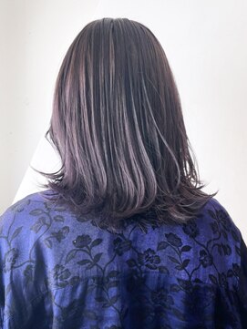 アイティーバイアルバム 八王子店(IT by ALBUM) ラベンダーボブ_くびれヘアビタミンカラー_ba337971