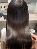 キュア 表参道(CURE)&nbsp;黒髪/グレージュカラー/ココアベージュ/ヘルシーロング[表参道]