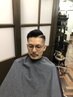 ［メンズ×barberカット］眉カット＋シェービング＋フェイスケア＋ヘッドスパ