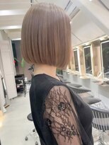 リール 銀座(R'EEL)&nbsp;グレージュカラーボブルフ×髪質改善[銀座]