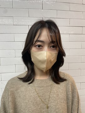 アシェット(assiette) 【安田汐里】暗くても透明感！地毛風カラー♪