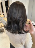 アッシュグレージュ×レイヤーカット