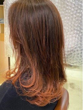 アズールサン 草加西口店(azule-sun) カシスピンク,グラデーションカラー,顔周りレイヤー,美肌カラー