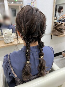 プティクローシェ バイ クオーレ(petite cloche by CUORE) ツイン編みおろし