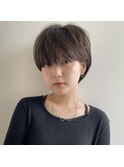 20代おすすめヘア マッシュショート 耳かけ 簡単セット 可愛い