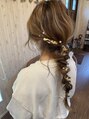 プログレス 龍ヶ崎店(PROGRESS by ヂェムクローバーヘアー) 結婚式ヘアアレンジ