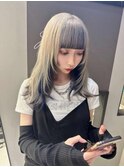 顔まわりウルフ×デザインカラー