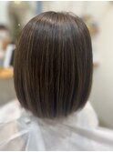 大人ハイライトボブ