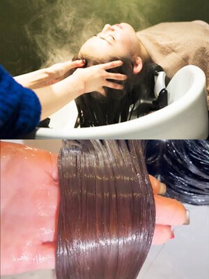 【頭皮環境改善】血行促進し頭皮から美髪を育む☆リラックス効果/トリートメントと併せてスペシャルケア♪