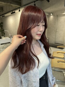 ネアー 新潟(NEER) ピンクカラー*ブリーチなしカラー