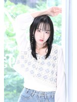 アエレ(Aere)&nbsp;【Aere池袋】黒髪ロング×ストレート×シースルーバング☆小林