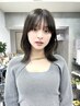 【人気No.1】カット韓国カラー+髪質改善トリートメント＋スタイリング￥11000