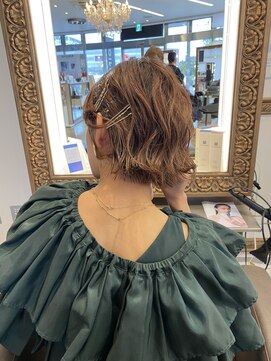 コワファースト 大分(COIFF1RST) 結婚式/ピンアレンジ